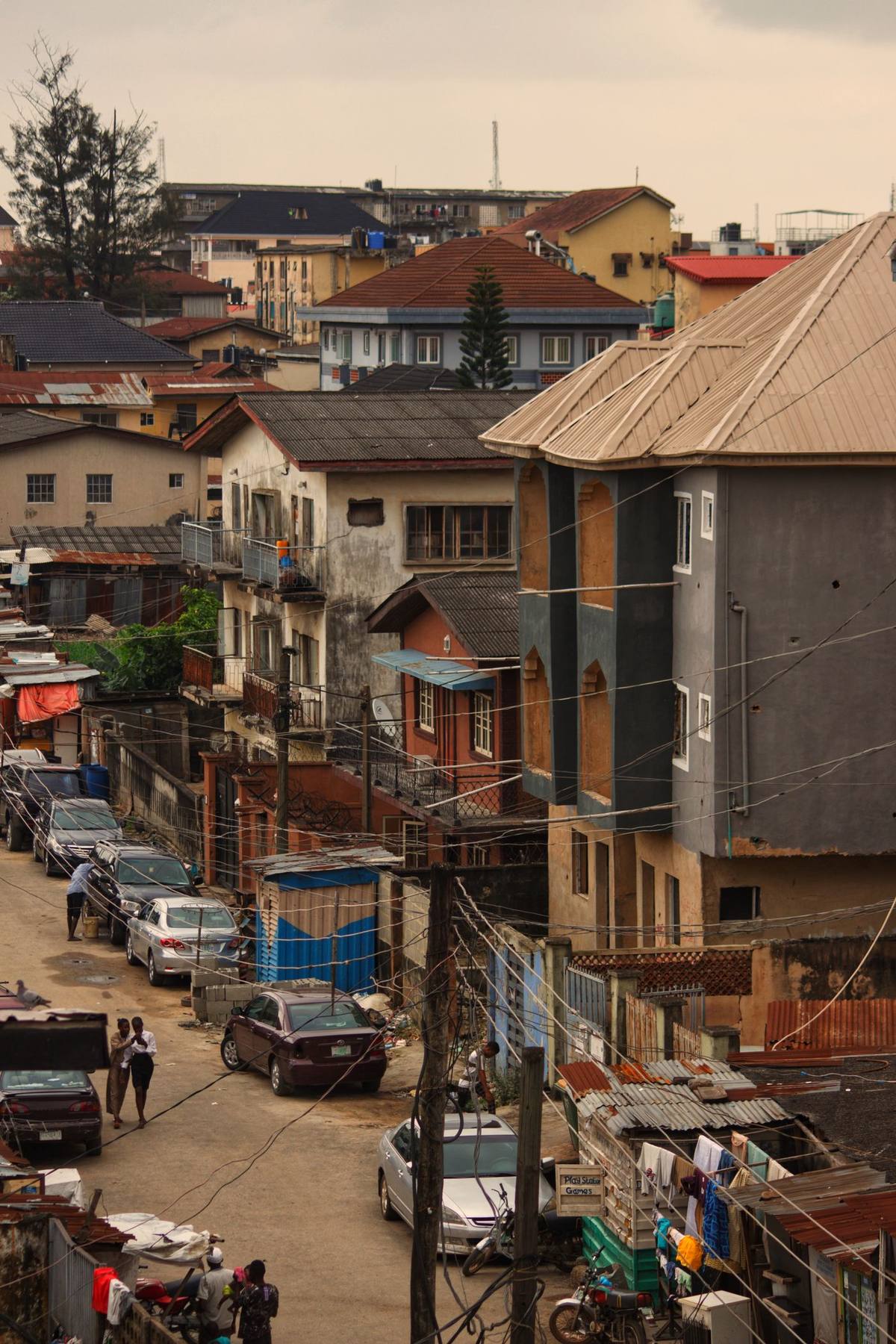 Lagos residential street