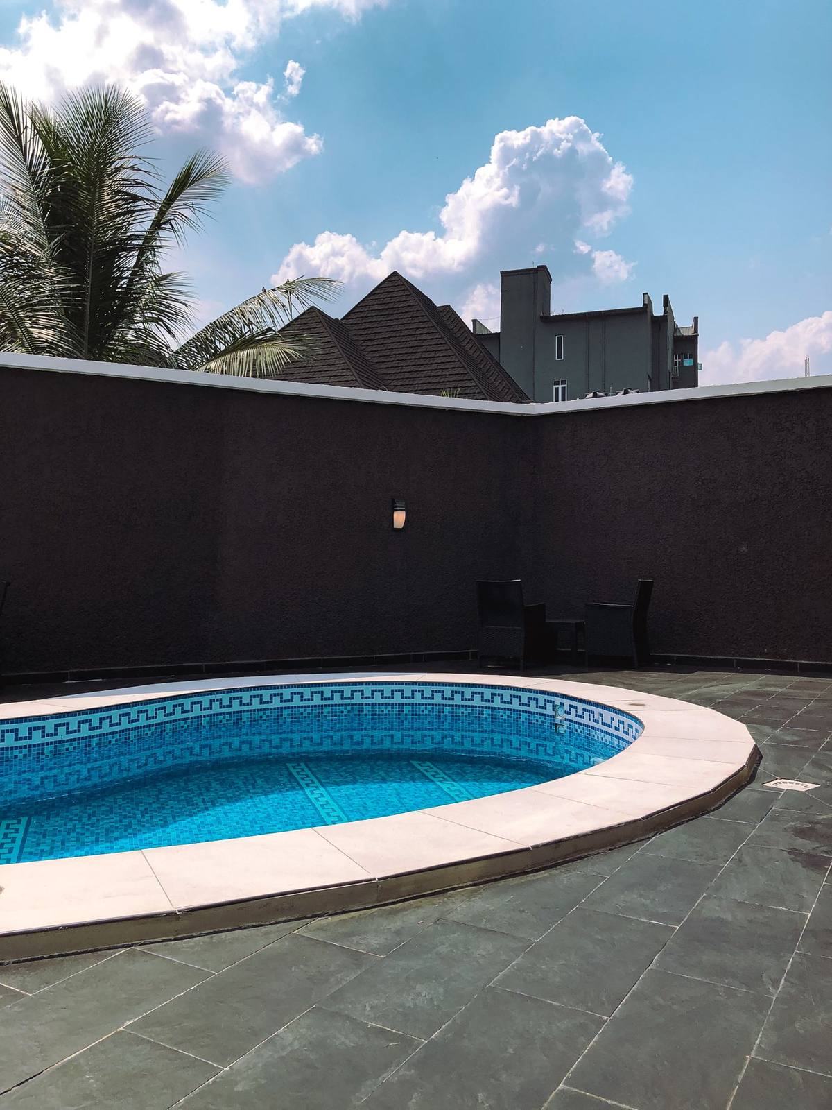 Home with a pool