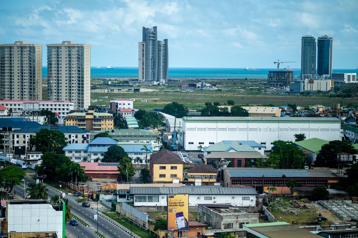 Lekki towards the ocean